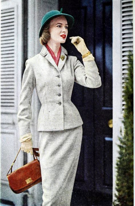 hermes 1950s womens suit black and white|vintage 1950s suits.